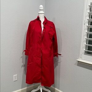 Classic Red Trench Coat